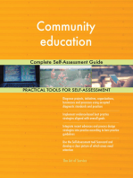 Community education Complete Self-Assessment Guide