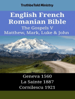 English French Romanian Bible - The Gospels V - Matthew, Mark, Luke & John