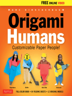Origami Humans Ebook: Customizable Paper People! (Full-color Book, 64 Sheets of Origami Paper, Stickers & Video Tutorials)