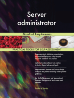 Server administrator Standard Requirements