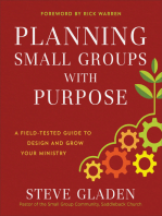 Planning Small Groups with Purpose