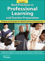 Best Practices in Professional Learning and Teacher Preparation in Gifted Education (Vol. 1)