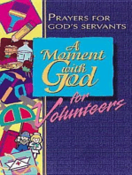 A Moment with God for Volunteers