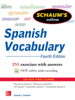 Schaum's Outline of Spanish Vocabulary 4E EBOOK
