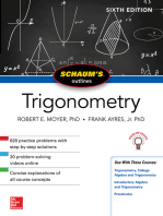 Schaum's Outline of Trigonometry, Sixth Edition