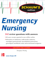 Schaum's Outline of Emergency Nursing: 242 Review Questions