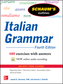 Read Schaum S Outline Of Italian Grammar 4th Edition Online By Joseph Germano And Conrad J Schmitt Books