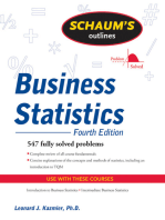 Schaum's Outline of Business Statistics, Fourth Edition