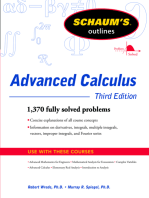 Schaum's Outline of Advanced Calculus, Third Edition