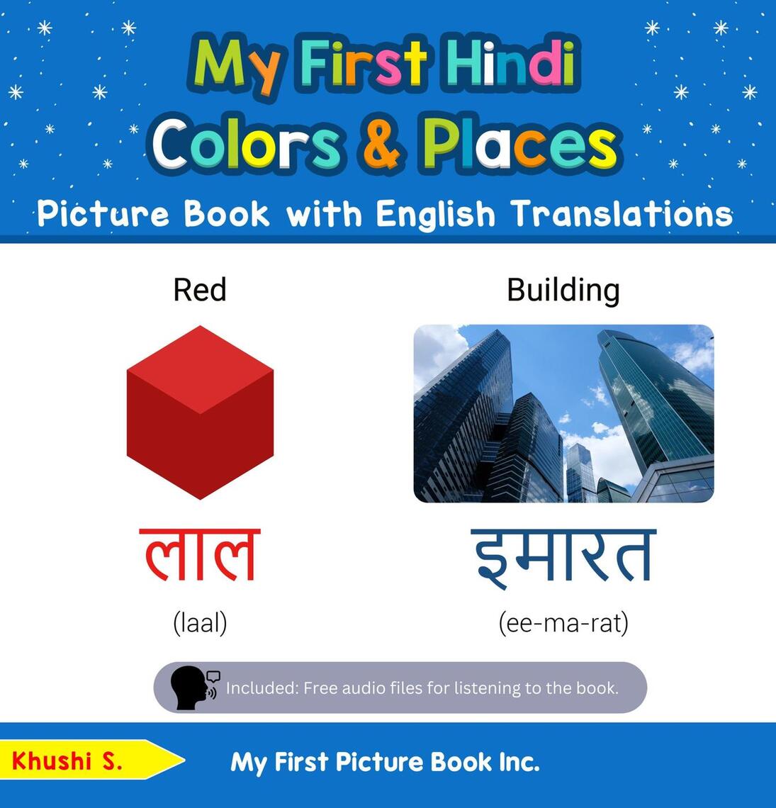 My First Hindi Colors & Places Picture Book with English Translations ...