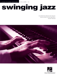 Swinging Jazz: Jazz Piano Solos Series, Vol. 12