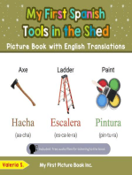 My First Spanish Tools in the Shed Picture Book with English Translations: Teach & Learn Basic Spanish words for Children, #5