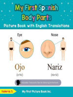 My First Spanish Body Parts Picture Book with English Translations: Teach & Learn Basic Spanish words for Children, #7