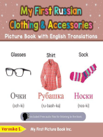 My First Russian Clothing & Accessories Picture Book with English Translations