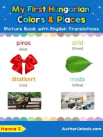 My First Hungarian Colors & Places Picture Book with English Translations