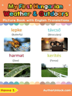 My First Hungarian Weather & Outdoors Picture Book with English Translations: Teach & Learn Basic Hungarian words for Children, #9