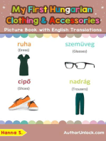 My First Hungarian Clothing & Accessories Picture Book with English Translations