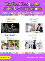 My First Hungarian Jobs and Occupations Picture Book with English Translations