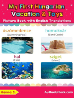 My First Hungarian Vacation & Toys Picture Book with English Translations