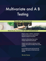 Multivariate and A B Testing Standard Requirements