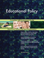 Educational Policy Complete Self-Assessment Guide