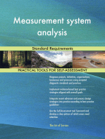 Measurement system analysis Standard Requirements
