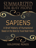 Sapiens – Summarized for Busy People: A Brief History of Humankind: Based on the Book by Yuval Noah Harari