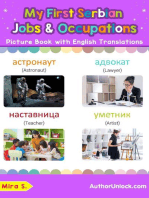 My First Serbian Jobs and Occupations Picture Book with English Translations