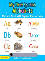 My First Spanish Alphabets Picture Book with English Translations