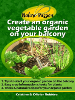 Create an organic vegetable garden on your balcony