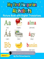 My First Hungarian Alphabets Picture Book with English Translations: Teach & Learn Basic Hungarian words for Children, #1