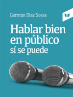 Hablar bien en público sí se puede