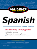 Schaum's Easy Outline of Spanish, Second Edition