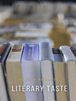 Literary Taste: How to Form It