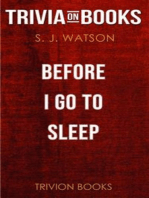 Before I Go To Sleep by S J Watson (Trivia-On-Books)