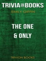The One & Only by Emily Giffin (Trivia-On-Books)