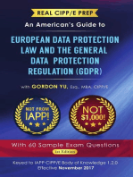 Real CIPP/E Prep: An American’s Guide to European Data Protection Law And the General Data Protection Regulation (GDPR)