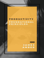 Productivity: Foundational Principles