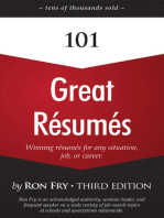 101 Great Résumés