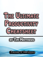 The Ultimate Productivity Cheatsheet
