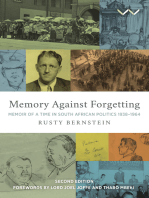 Memory Against Forgetting: Memoir of a Time in South African Politics 1938 - 1964