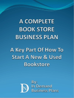 A Complete Book Store Business Plan: A Key Part Of How To Start A New & Used Bookstore