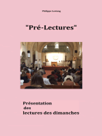 Pré-lectures: (Ensemble des 3 années)