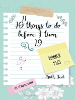 11 Things to do before I turn 19