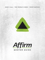 Affirm Mentor Guide: God's Call/The World's Need/Your Purpose