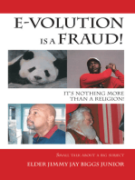 E-Volution Is a Fraud, It's Nothing More Than a Religion