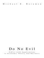 Do No Evil: Ethics with Applications to Economic Theory and Business