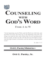 Counseling with God’S Word