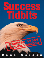 Success Tidbits: Success Principles Are Common Sense