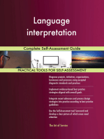 Language interpretation Complete Self-Assessment Guide